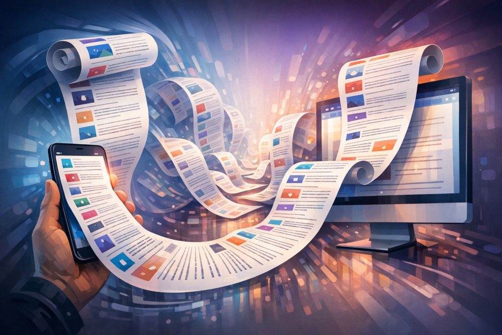 Organising your Moodle page: Avoiding the “Scroll of Death”